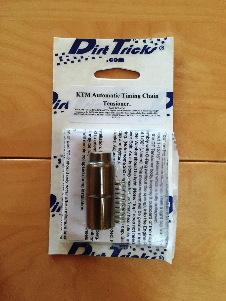 Dirt Tricks Timing/cam Chain Tensioner TctKtm KTM Forums