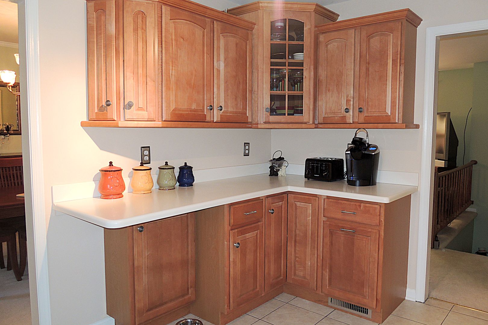 Maple Cabinets and an Updated Kitchen in this Affordable La Plata Home for Sale in Mariellen Park.  Real Estate Sales by Marie Lally of O'Brien Realty of Southern Maryland.