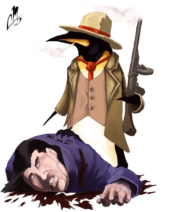 Forum Image: http://i391.photobucket.com/albums/oo358/Fiery_penguin_of_doom/Mobster_Penguin_by_yrindale.jpg