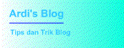 Tips dan Trik Blog dan Friendster