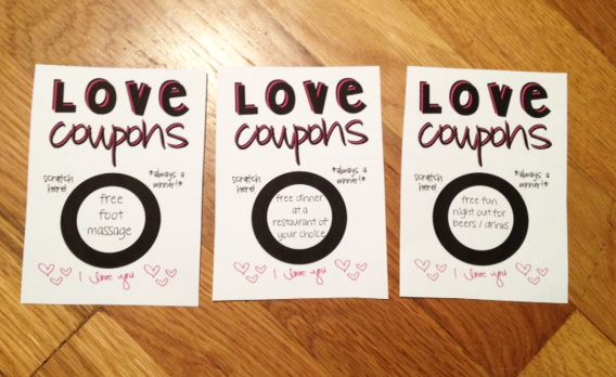 cute coupons for boyfriend