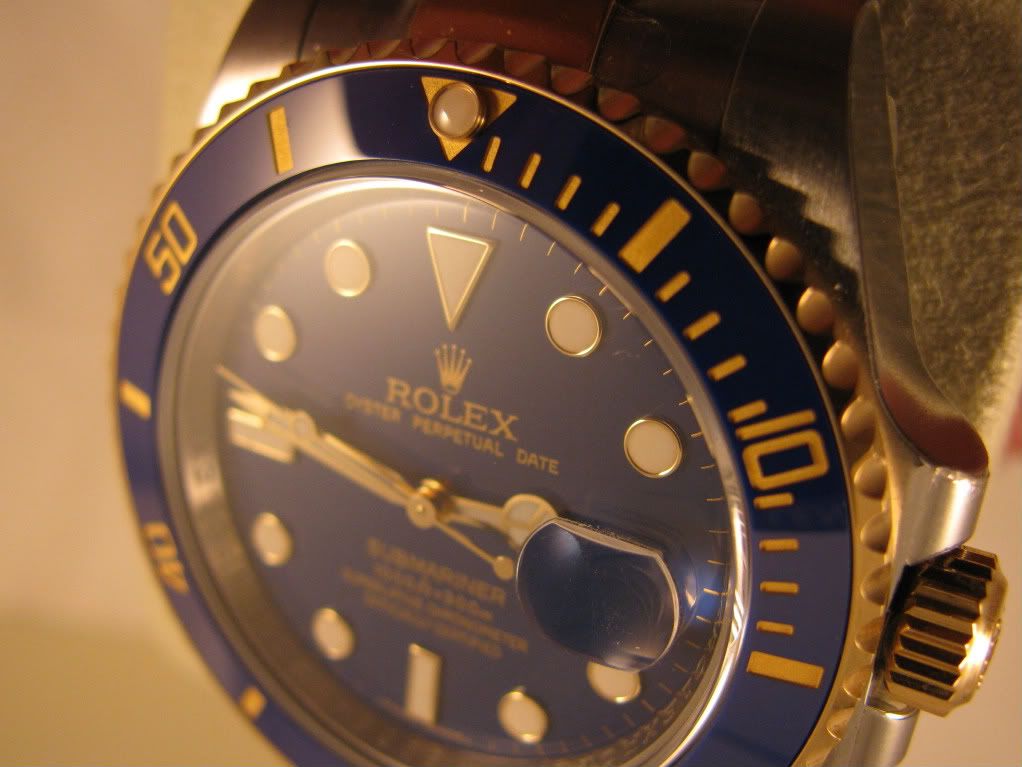 WatchNet: Luxury Time: FS: 2009 ROLEX SUBMARINER 116613 CERAMIC BLUE 