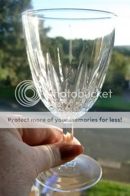 description we very rarely sell pressed crystal but these glasses tick