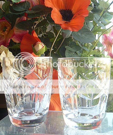 Waterford Crystal 2 Kerry 3 5 Whisky Tumblers Signed