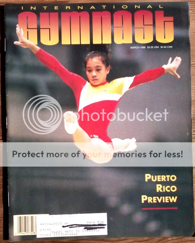 International Gymnast magazine   March 1996  