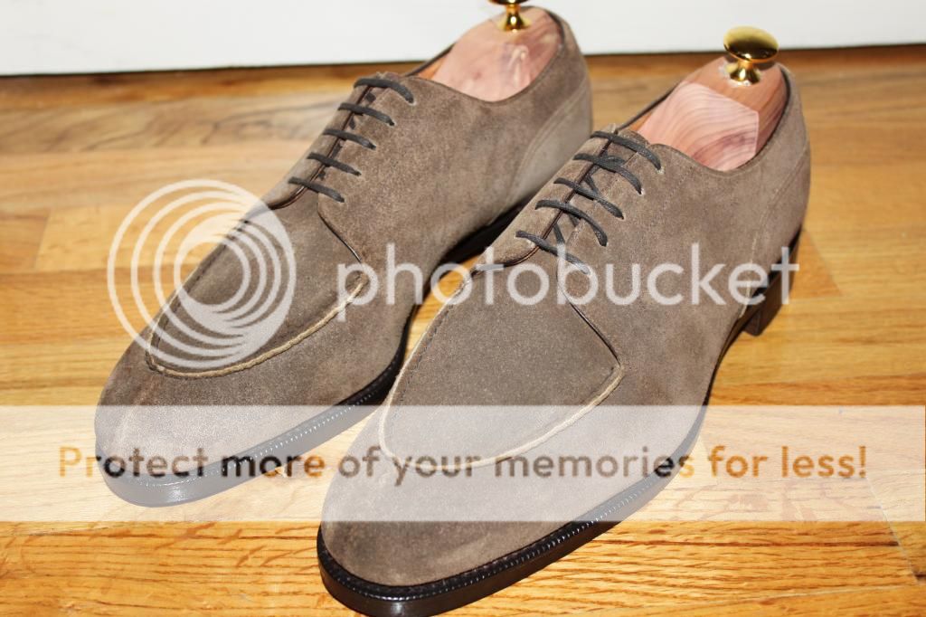 Edward Green Suede Dover shoes | Styleforum